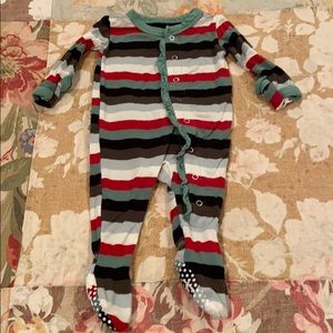 Kickee Pants ruffle snap footie